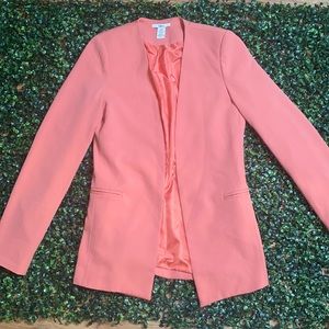 Bar III peach blazer jacket women’s size small 💕